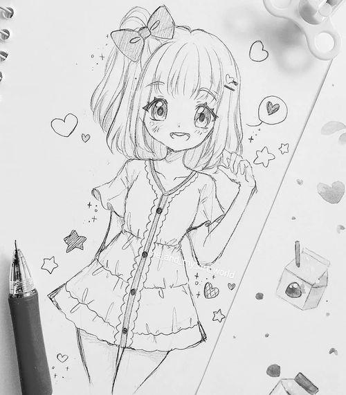 简单好画的动漫图片,动漫世界跃然纸上